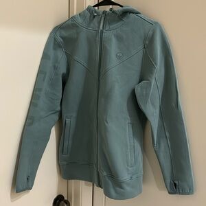 Alpha forward zip up workout jacket